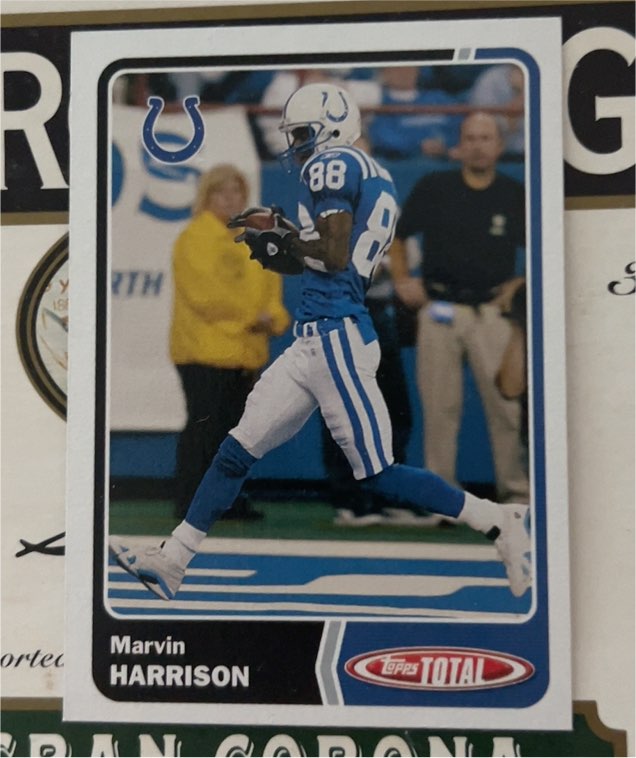 2003 Topps Total #45 Marvin Harrison — front