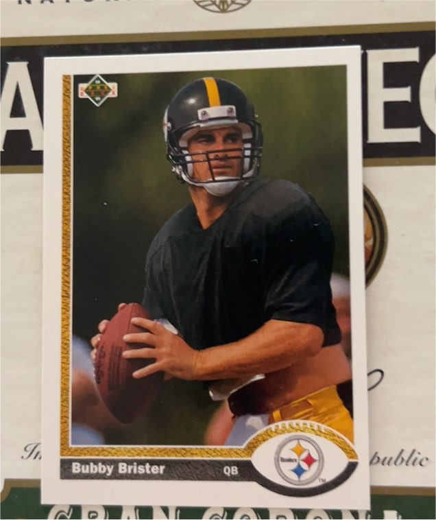 1991 Upper Deck #115 Bubby Brister — front