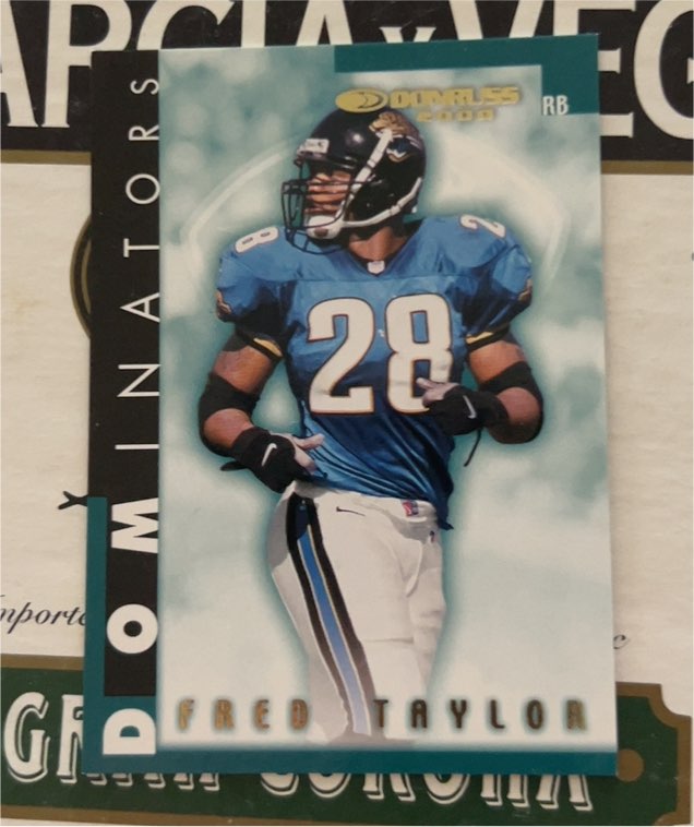 2000 Donruss Dominators #D-13 Fred Taylor — front