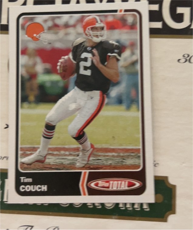 2003 Topps Total #295 Tim Couch — front