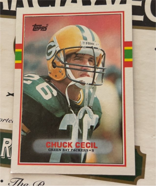 1989 Topps #380 Chuck Cecil — front