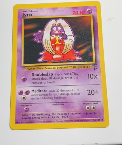 1999 Pokémon #31 Jynx — front