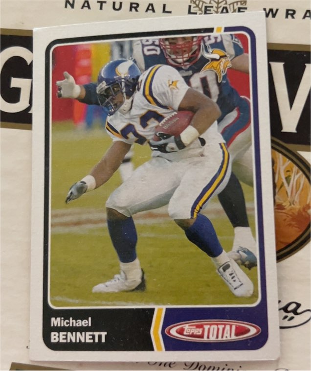 2003 Topps Total #313 Michael Bennett — front