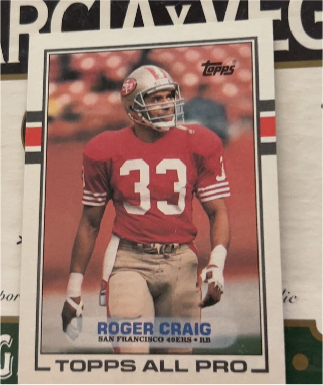 1989 Topps #8 Roger Craig — front