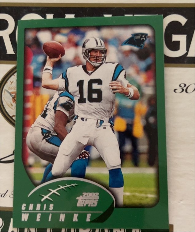 2002 Topps #217 Chris Weinke — front