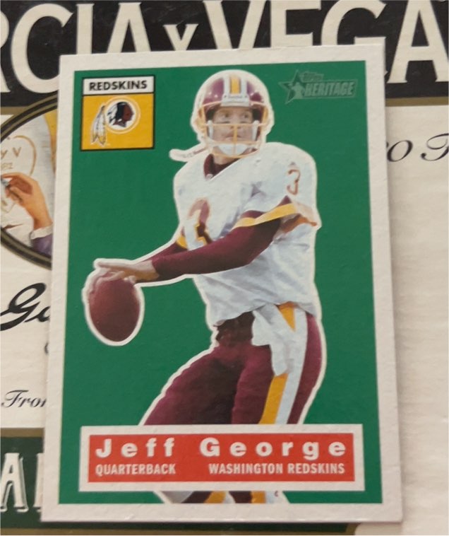 2001 Topps Heritage #5 Jeff George — front