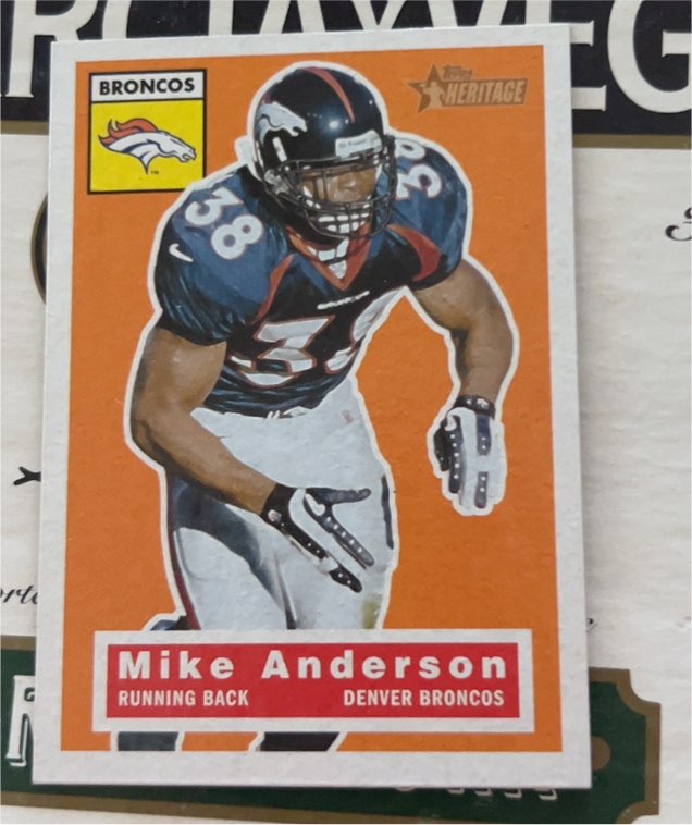 2001 Topps Heritage #69 Mike Anderson — front