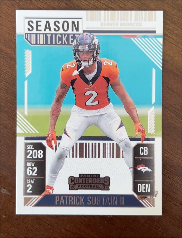 2024 Panini Contenders #30 Patrick Surtain II — front