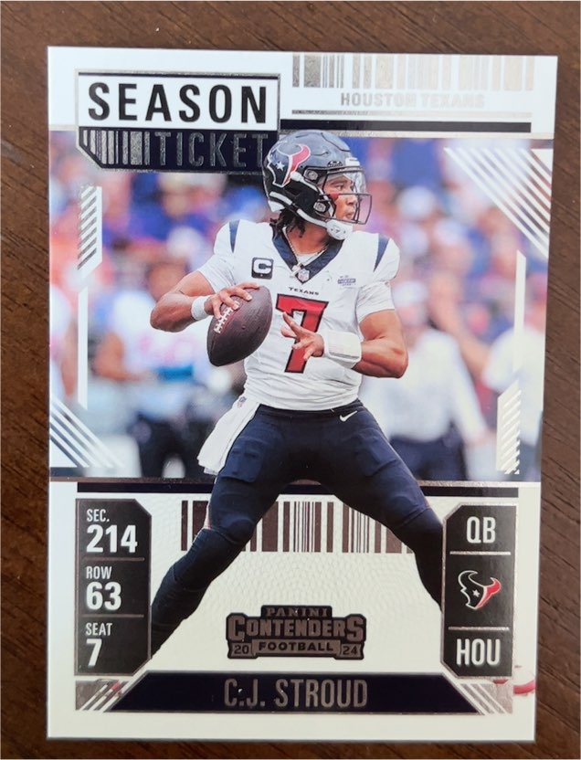 2024 Panini Contenders Season Ticket #39 C.J. Stroud — front