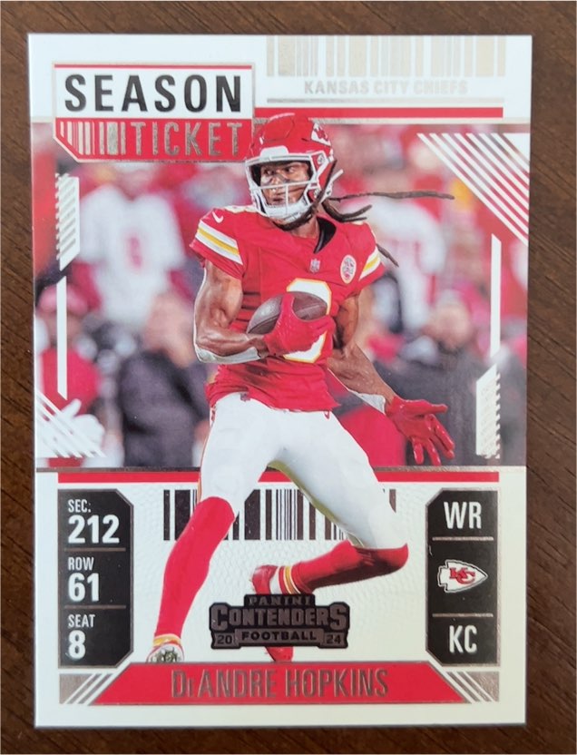 2024 Panini Contenders #97 DeAndre Hopkins — front