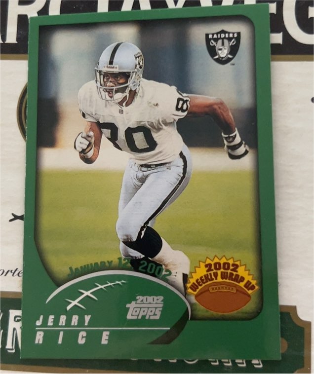 2002 Topps #308 Jerry Rice — front