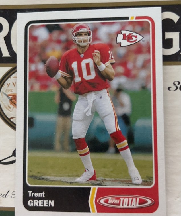 2003 Topps Total #80 Trent Green — front