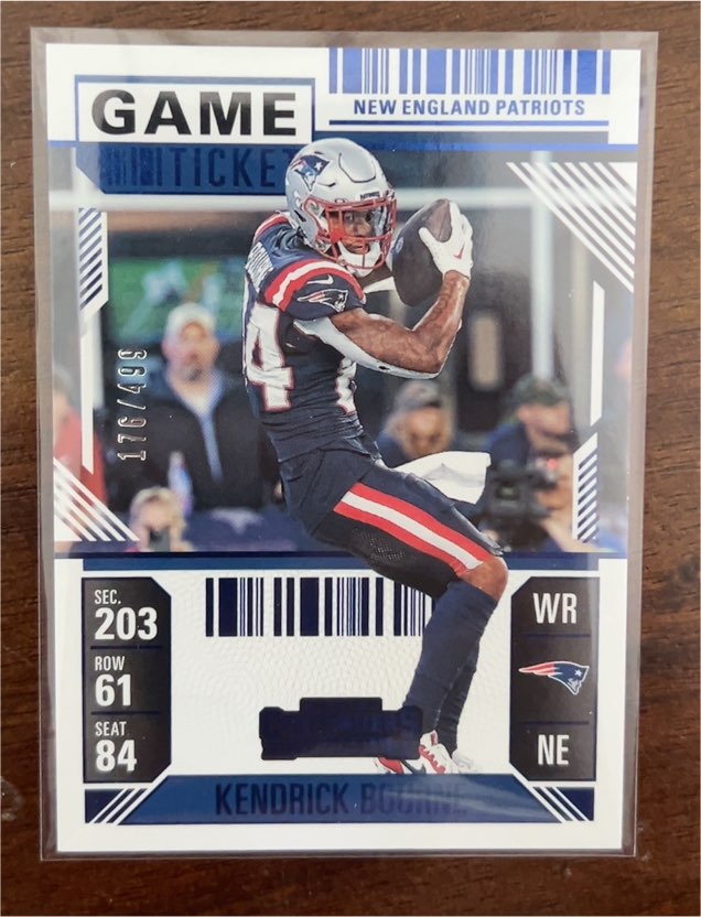 2024 Panini Contenders #69 Kendrick Bourne — front