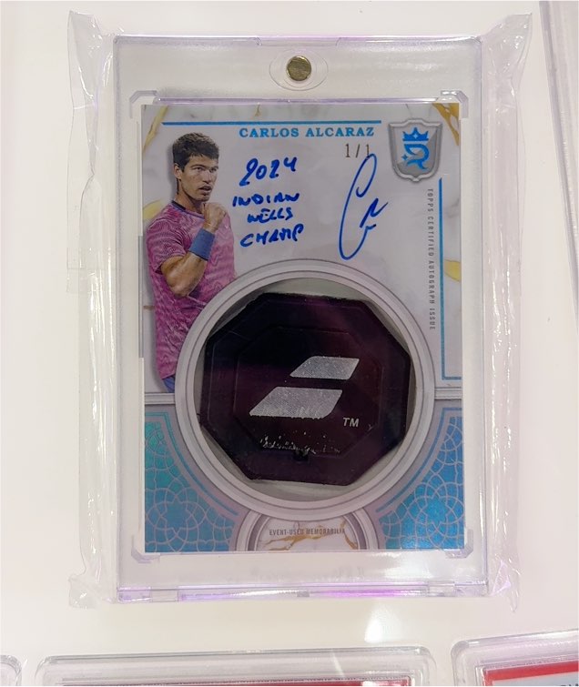 2024 Topps Royalty Tennis Carlos Alcaraz 1/1 — front