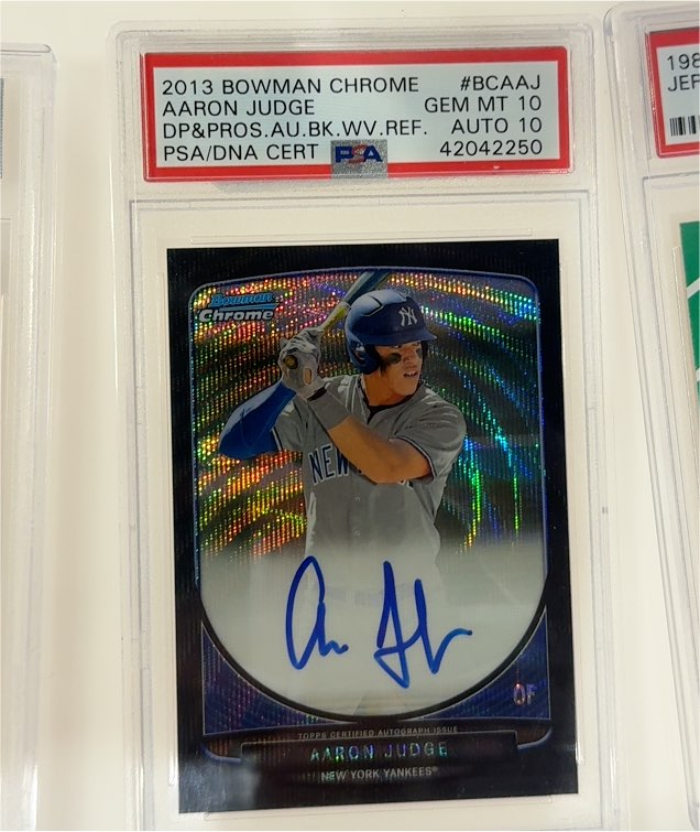 2013 Bowman Chrome #BCAAJ Aaron Judge — front