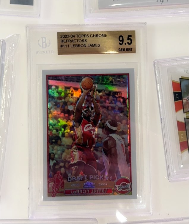 2003-04 Topps Chrome #111 LeBron James — front
