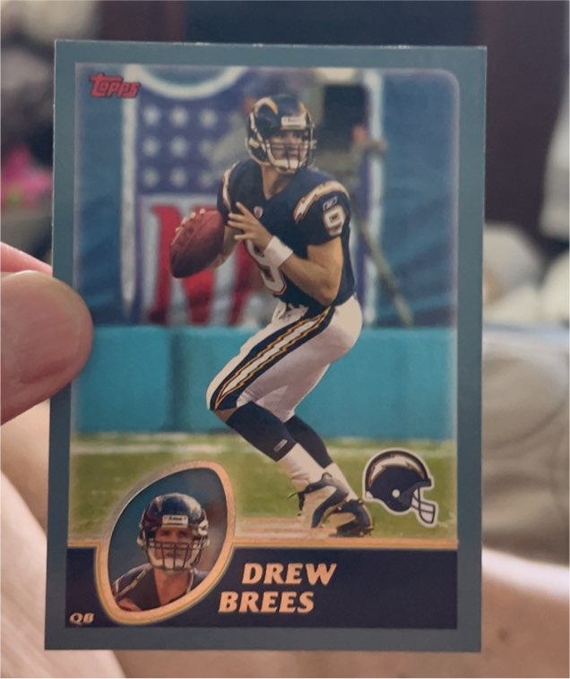 2003 Topps #131 Drew Brees — front