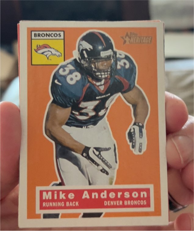 2001 Topps Heritage #69 Mike Anderson — front
