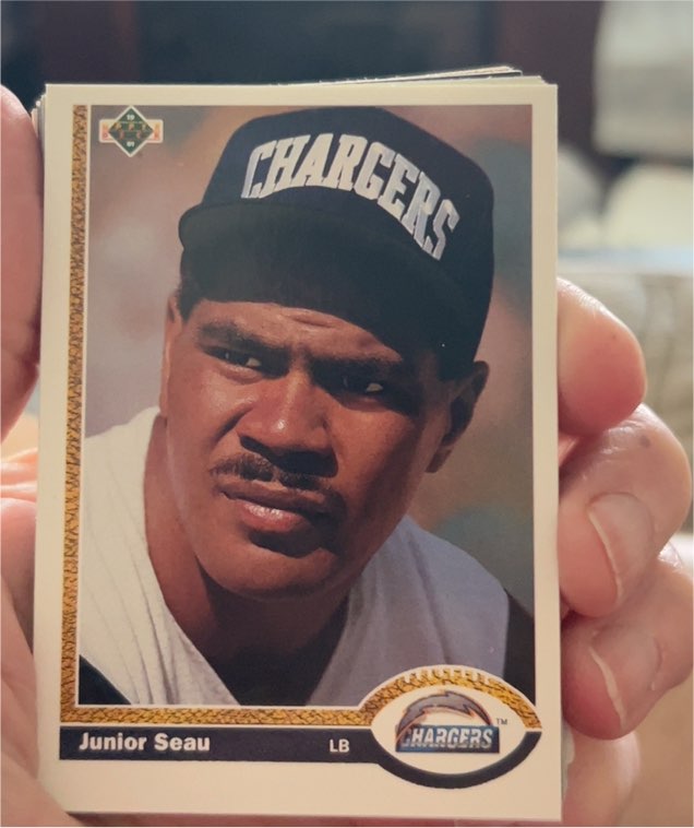 1991 Upper Deck #343 Junior Seau — front