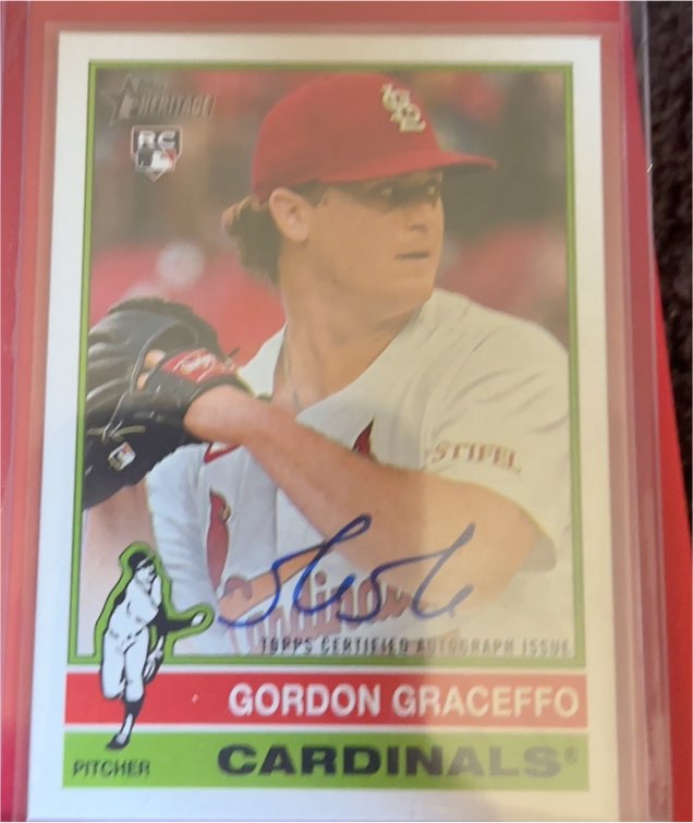 2025 Topps Heritage #ROA-GG Gordon Graceffo — front