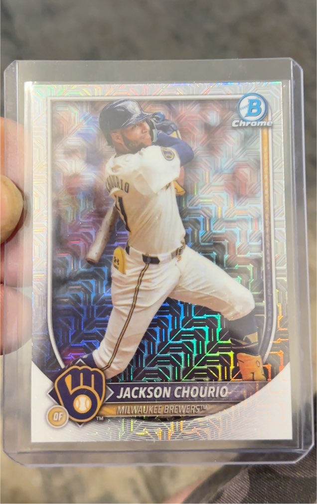 2025 Bowman Chrome #11 Jackson Chourio — front