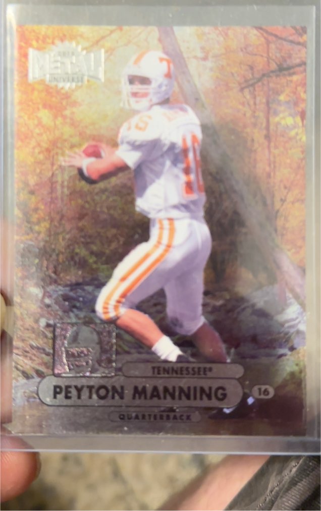 1998 Skybox Metal Universe #16 Peyton Manning — front