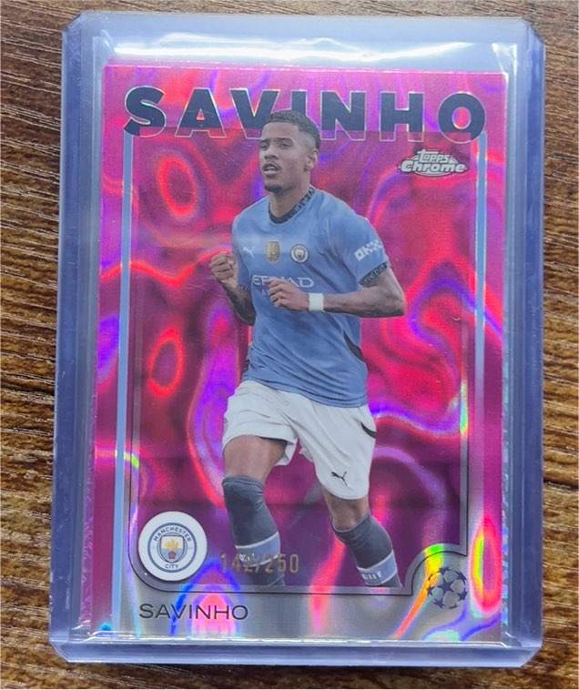 2024-25 Topps Chrome UEFA Club Competitions #56 Savinho — front