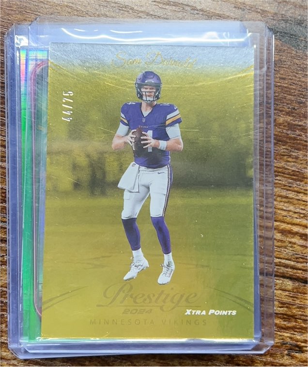 2024 Panini Prestige Sam Darnold Xtra Points #44/75 — front