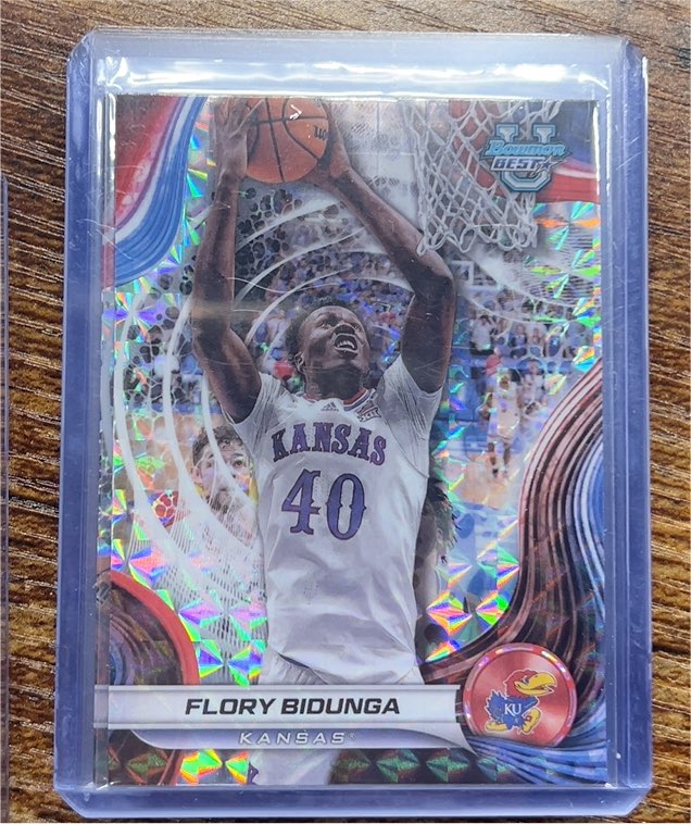 2024-25 Bowman Best University #24 Flory Bidunga — front