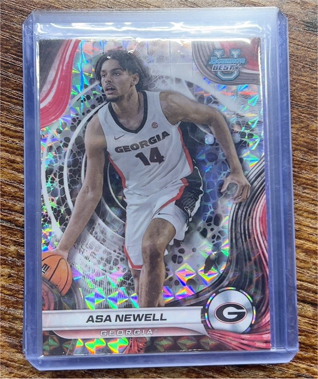 2024-25 Bowman Best University #9 Asa Newell — front
