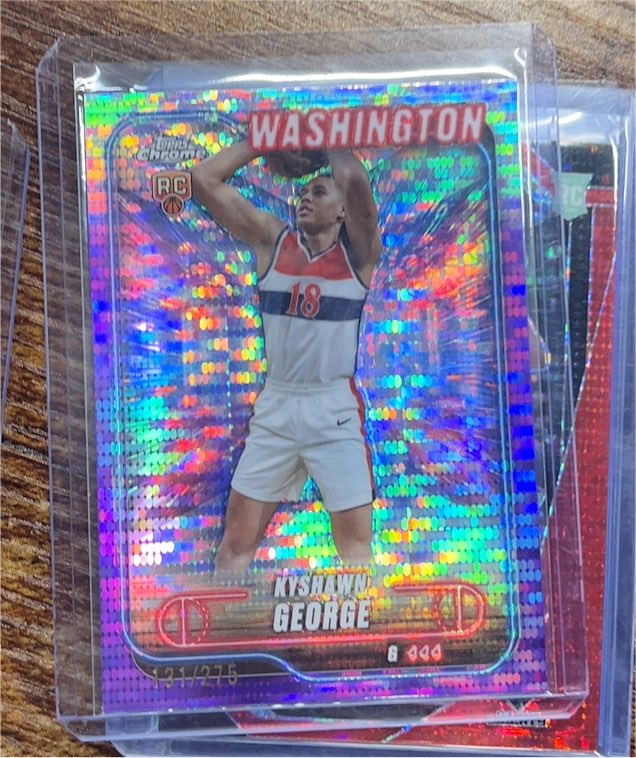 2024-25 Topps Chrome #444 Kyshawn George — front