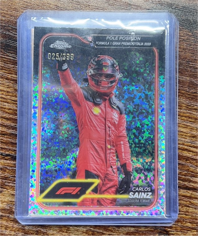 2024 Topps Chrome Formula 1 #157 Carlos Sainz — front