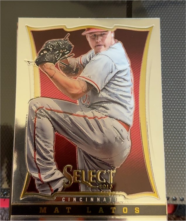 2013 Panini Select #14 Mat Latos — front