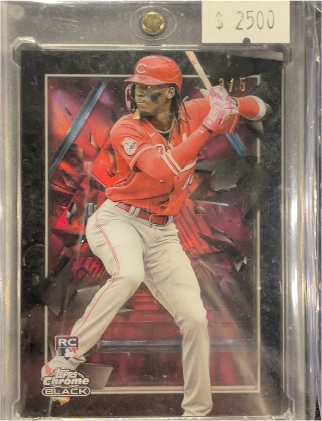2024 Topps Chrome Black #48 Elly De La Cruz — front