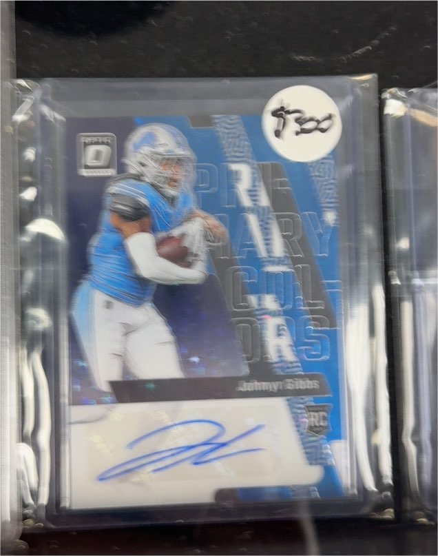 2023 Panini Donruss Optic Primary Colors #9 Jahmyr Gibbs — front