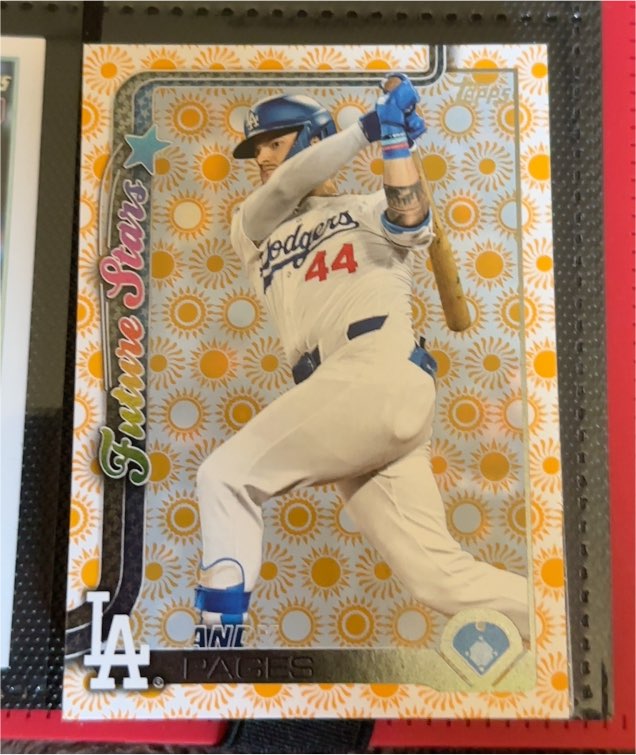 2025 Topps Series 2 #388 Andy Pages Los Angeles Dodgers Future Stars — front