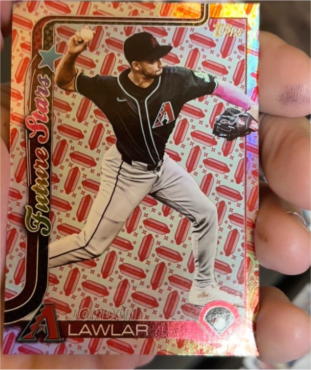 2025 Topps Series 2 #452 Jordan Lawlar Holiday Sun — front