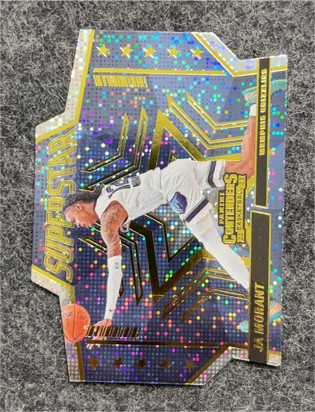 2022-23 Panini Contenders Superstar Die-Cuts #10 Ja Morant — front