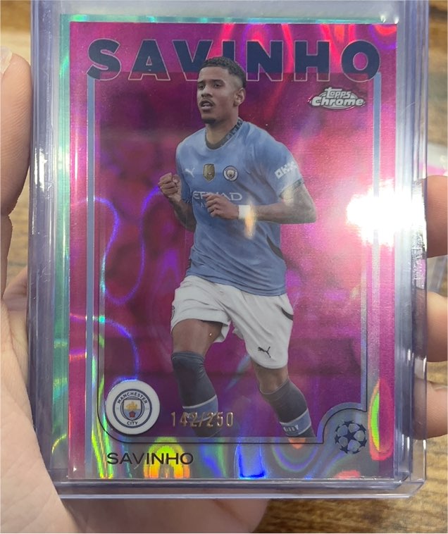 2024-25 Topps Chrome UEFA #56 Savinho — front