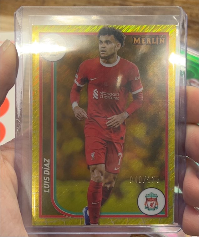 2023-24 Topps Merlin UEFA Club Competitions #71 Luis Diaz — front