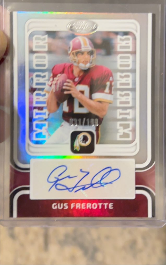 2024 Panini Certified Mirror Signatures #MS-GF Gus Frerotte — front