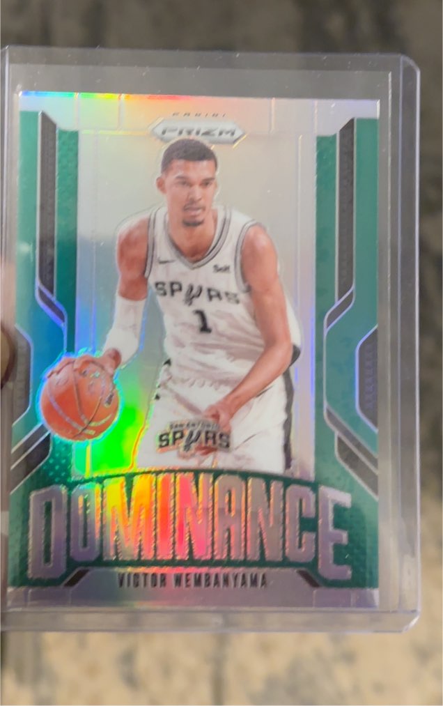 2024-25 Panini Prizm #7 Victor Wembanyama Dominance — front