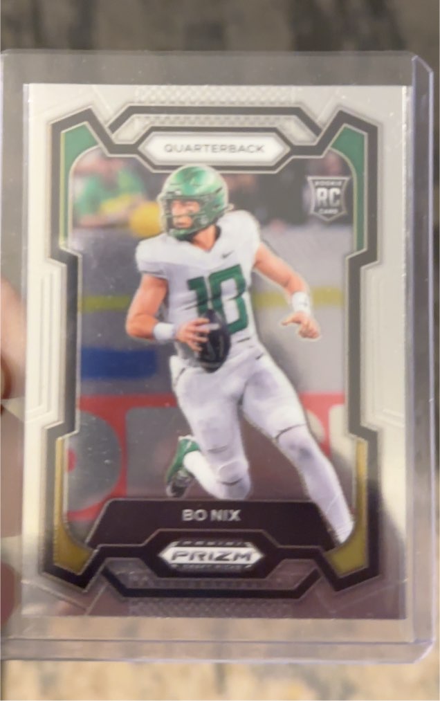 2024 Panini Prizm Draft Picks #105 Bo Nix — front