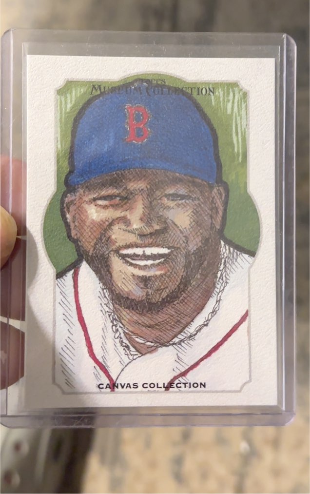 2014 Topps Museum Collection Canvas Collection #CCR-23 David Ortiz — front