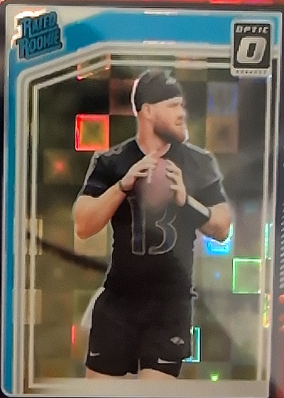 2024 Donruss Optic #329 Devin Leary Rated Rookie Preview — front
