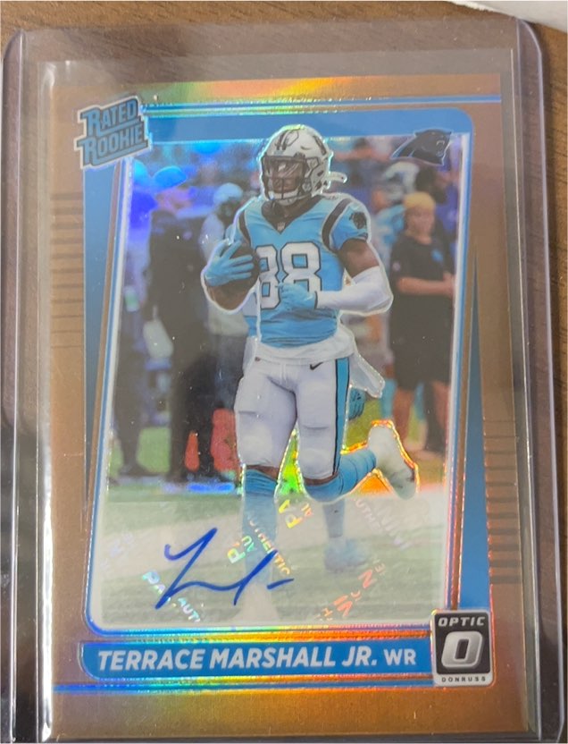 2021 Donruss Optic #218 Terrace Marshall Jr. — front