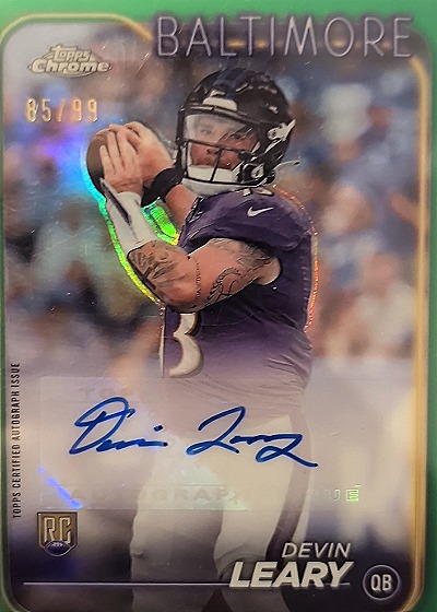 2024 Topps Chrome #85 Devin Leary — front