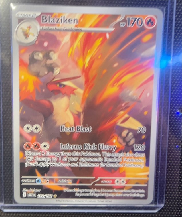 2023 Pokémon TCG SV10: Destined Rivals #192/182 Blaziken Illustration Rare — front