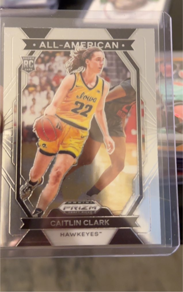 2024 Panini Prizm Draft Picks All-American #23 Caitlin Clark — front