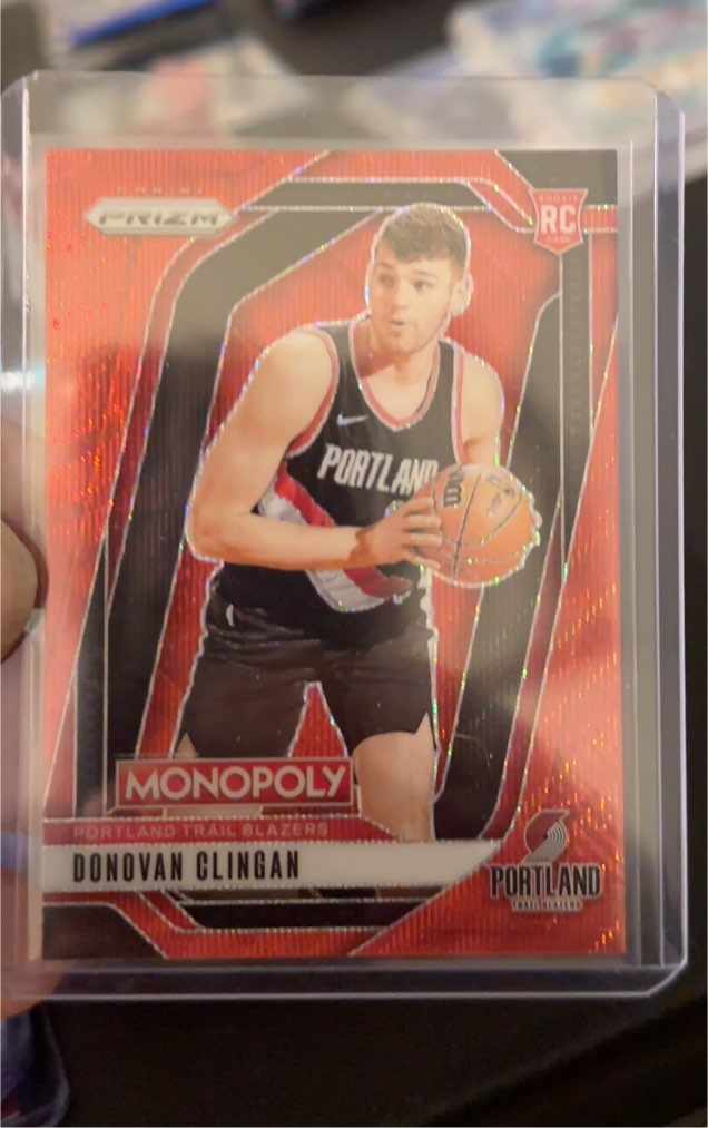 2024-25 Panini Prizm Monopoly #6 Donovan Clingan — front